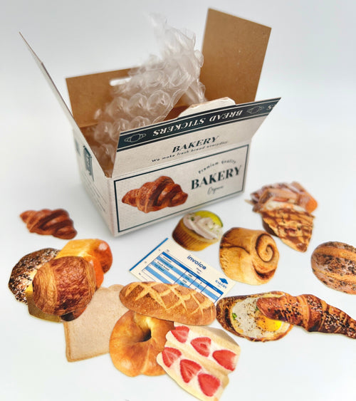 Greeting Life Food Stickers