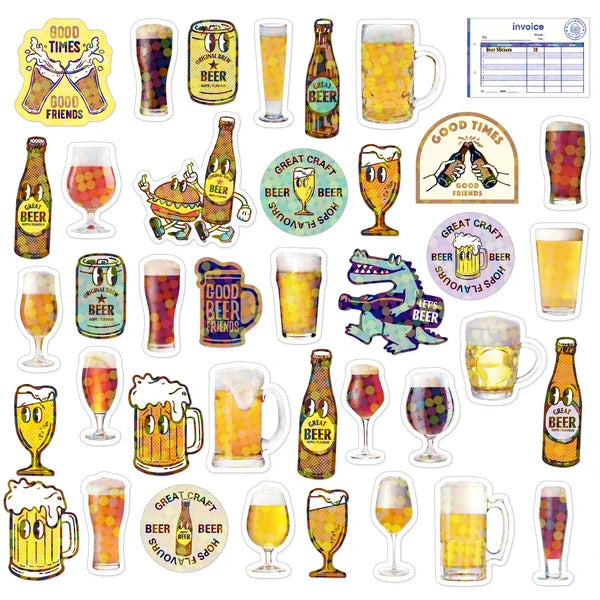 Greeting Life Food Stickers